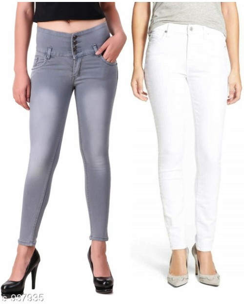 Lootkabazaar Women's Elegant Denim Jeans Combo (LWEDJC004)